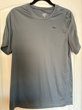 Reebok Men’s Short Sleeve Athletic Tee — Gray